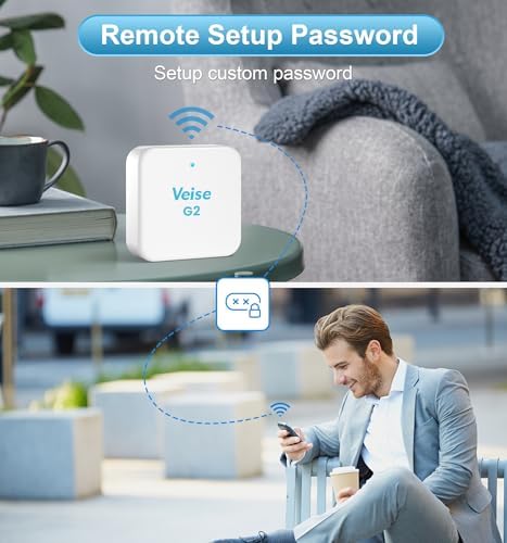 Wireless Dead bolt Gateway with Real-Time Monitoring Voice Control AlexaGoogle Setup