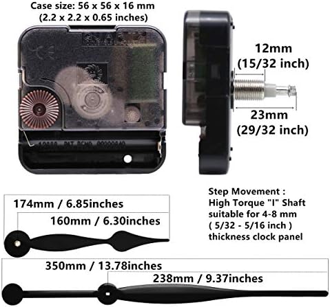 High Torque Quartz Clock Movement Replacement