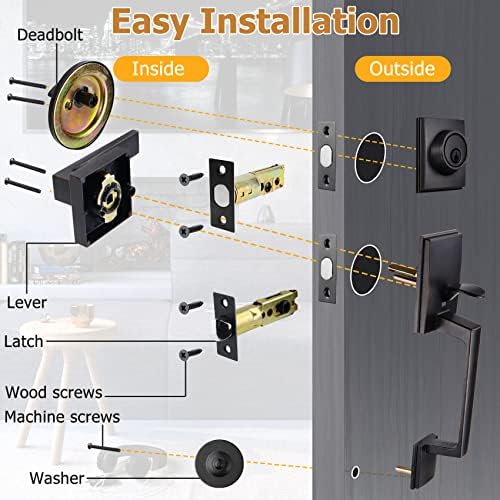 Modular Front Door Set - Oil Bronze