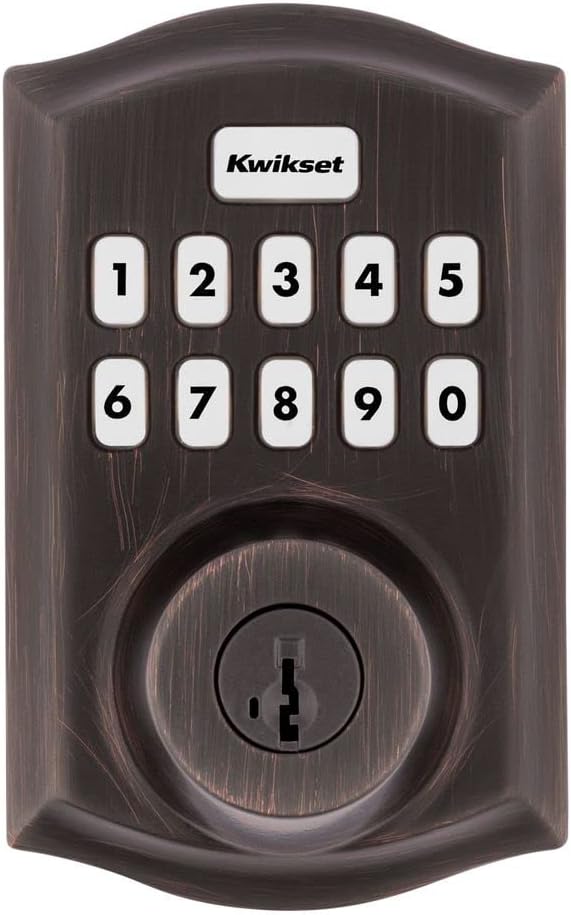 Secure Keyless Entry Kwikset Smart Lock Deadbolt with Z-Wave