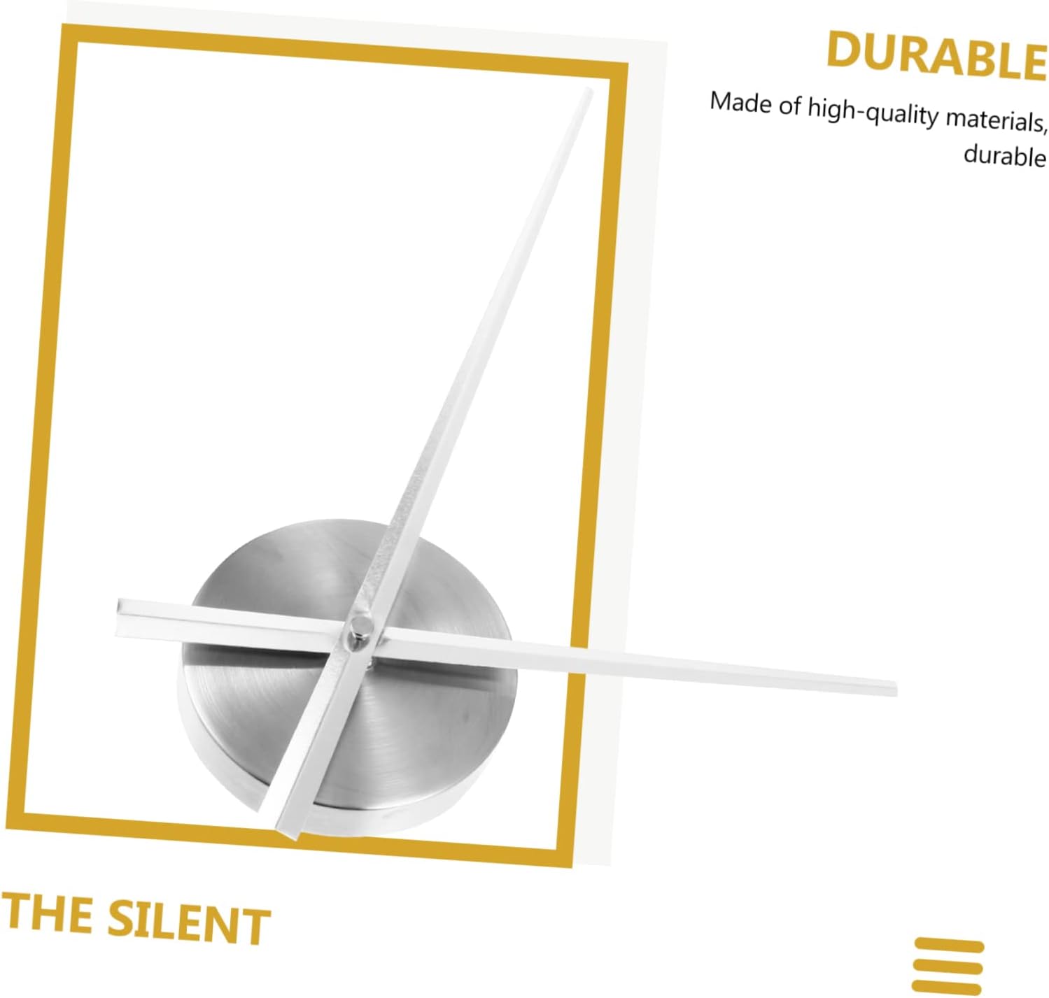 Eco-Friendly Aluminum Wall Clock Hands Set