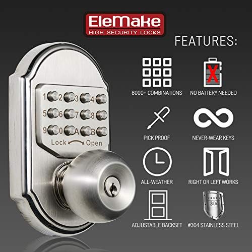 Sleek Secure Keyless Door Lock