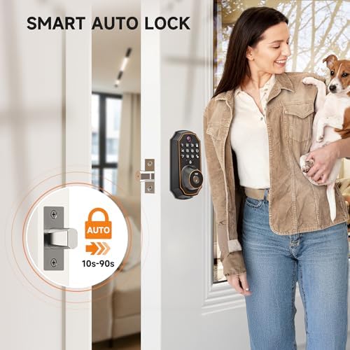 YHV Smart Door Lock with Fingerprint Wi-Fi Door Unlock System