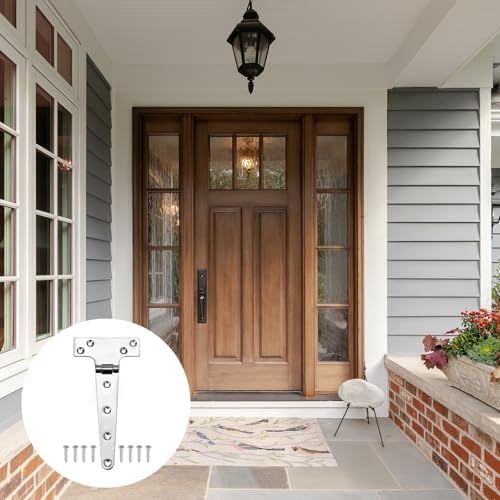 UXCell 2-Piece T-Strap Door Hinges