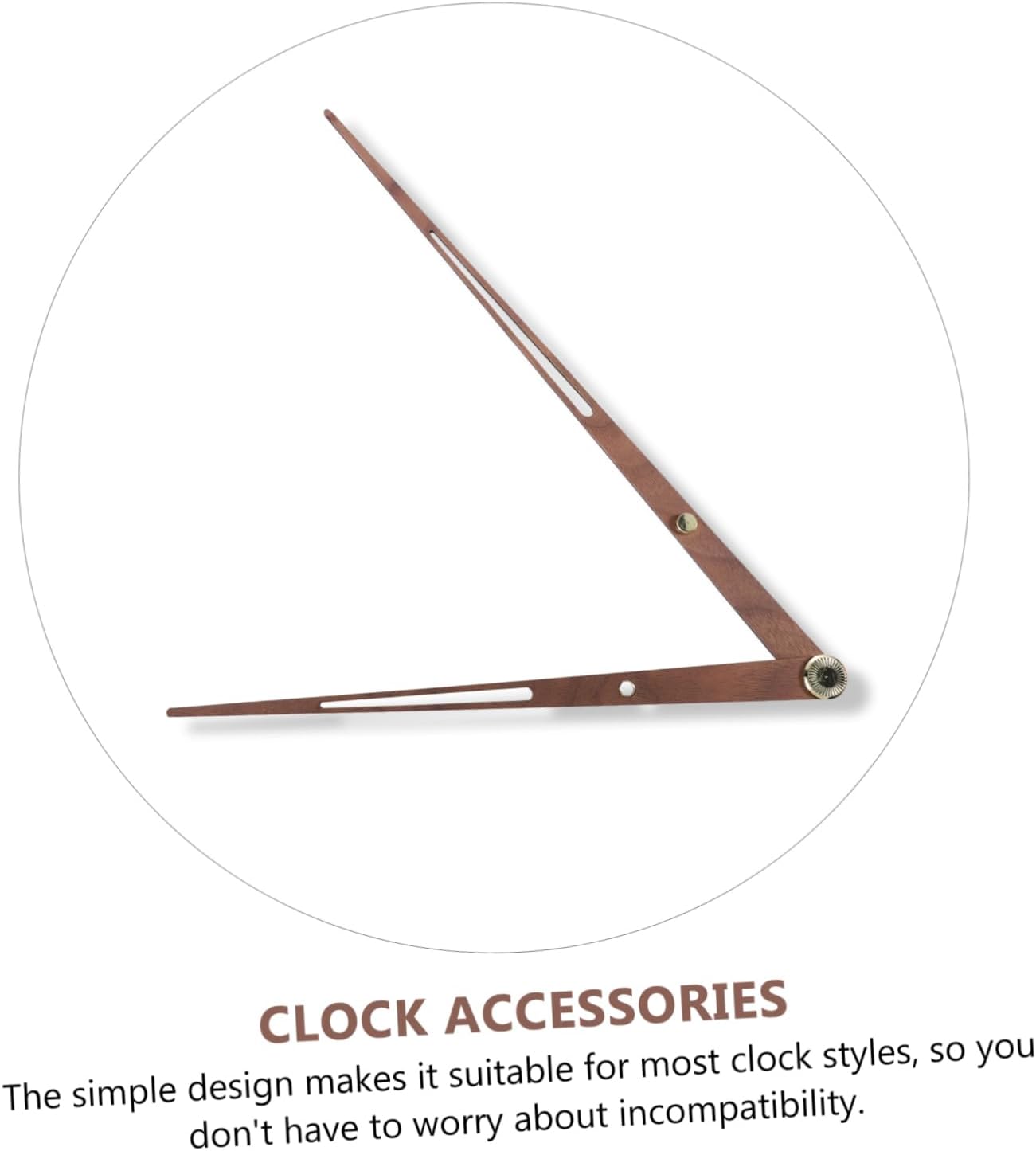 Large Wooden Wall Clock Hands
