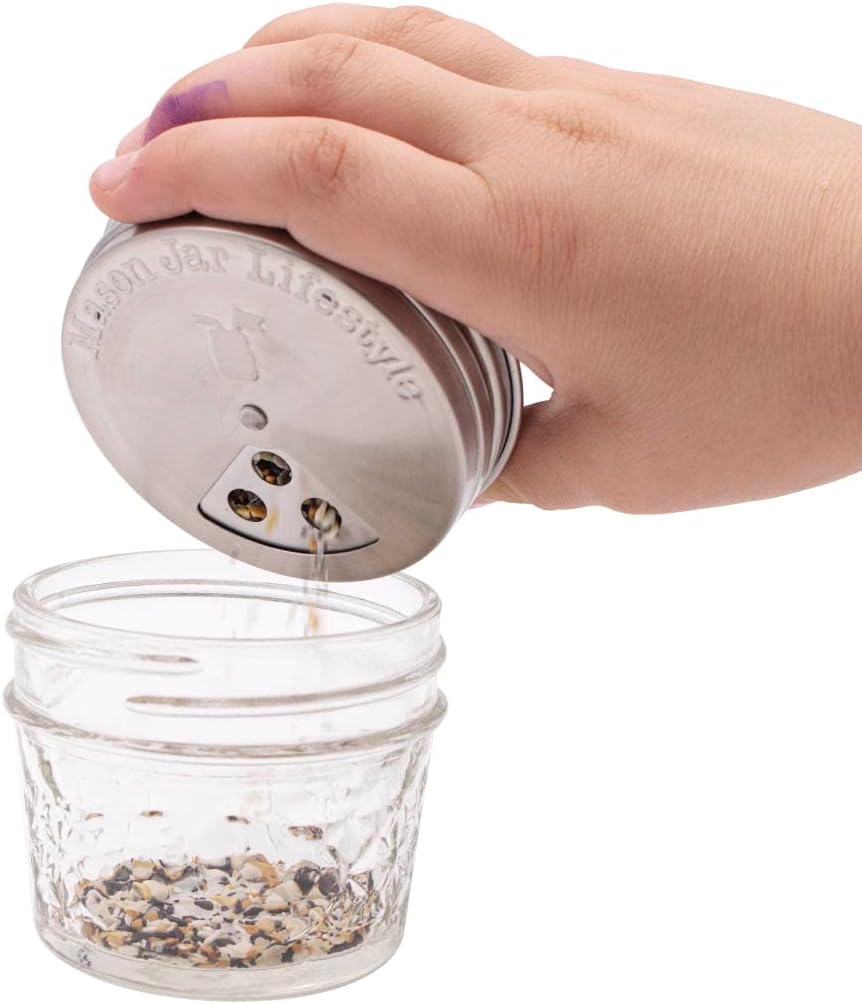 Adjustable 4-Pack Mason Jar lids