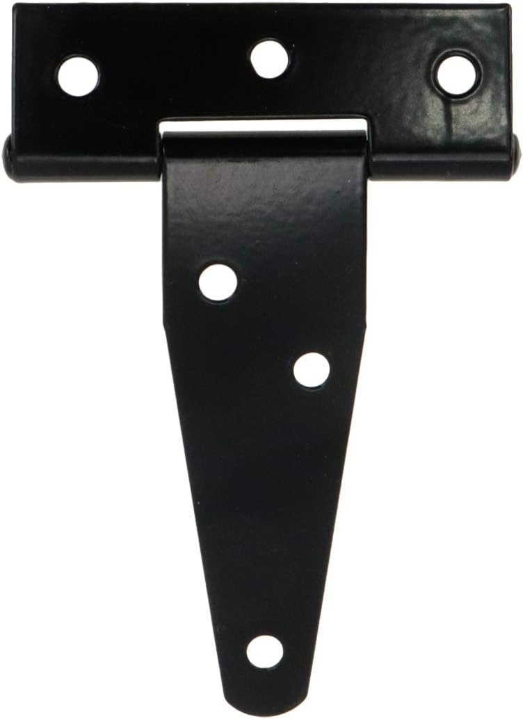 Mcredy Hinge Durable 3-Inch Hinge for Shed Gates Heavy Duty Black