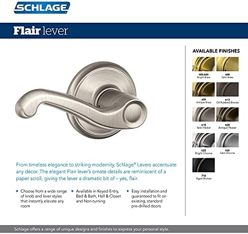 Privacy Door Lock System SATIN Nickel 2-38