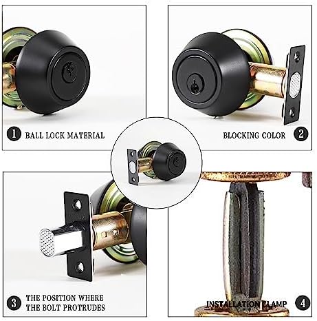 Double-Keued Deadbolt Lock
