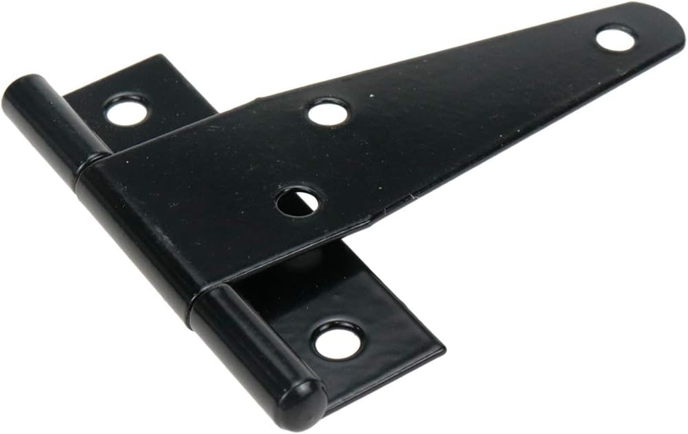 Mcredy Hinge Durable 3-Inch Hinge for Shed Gates Heavy Duty Black