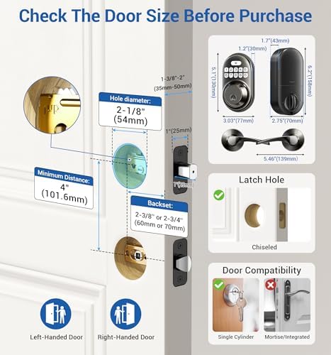 Veise Keyless Entry Door Lock