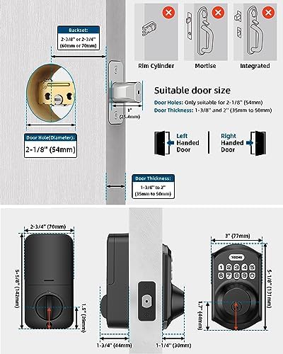 TEEDeo Keyless Entry Door Lock unlocking security and convenience