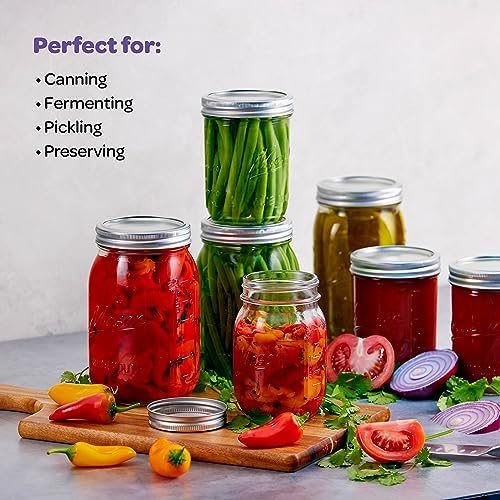SEWANTA 4-Pack Mason Jars