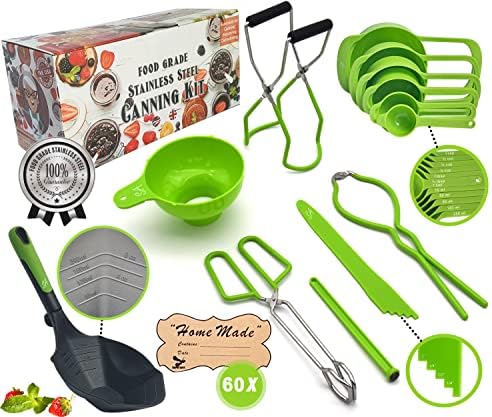 Supa Ant Canning Kit with Stainless Steel Pint Scoop