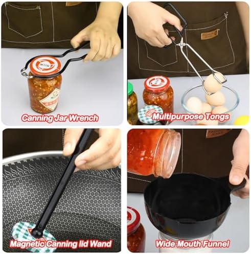 Canning Kit Starter Set Black Premium Stainless Steel
