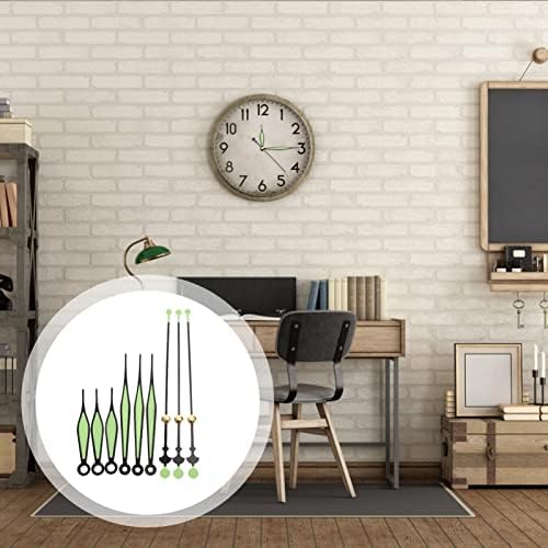 Homoyoyo 10 Sets Glow in The Dark Clock Pointer Hands Replacement