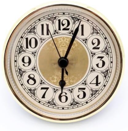 3 12 Replacement Quartz Clock Insert Fit Fancy Cream Dial