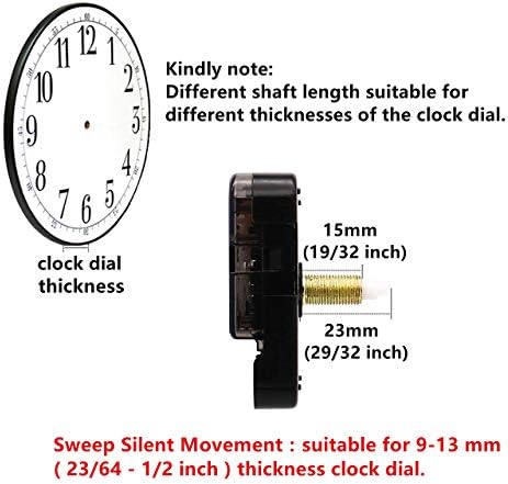 12888 crawled quartz wall clock movement parts replacement kit