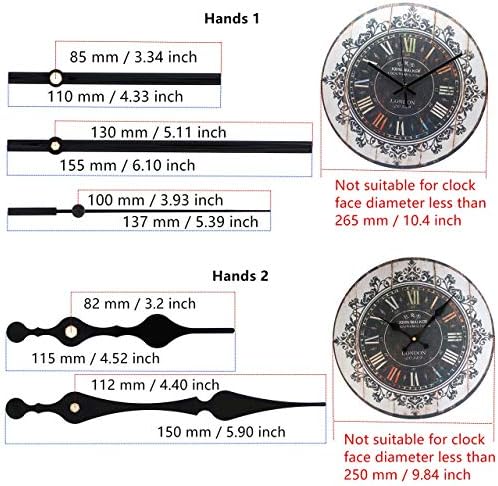 12888 crawled quartz wall clock movement parts replacement kit
