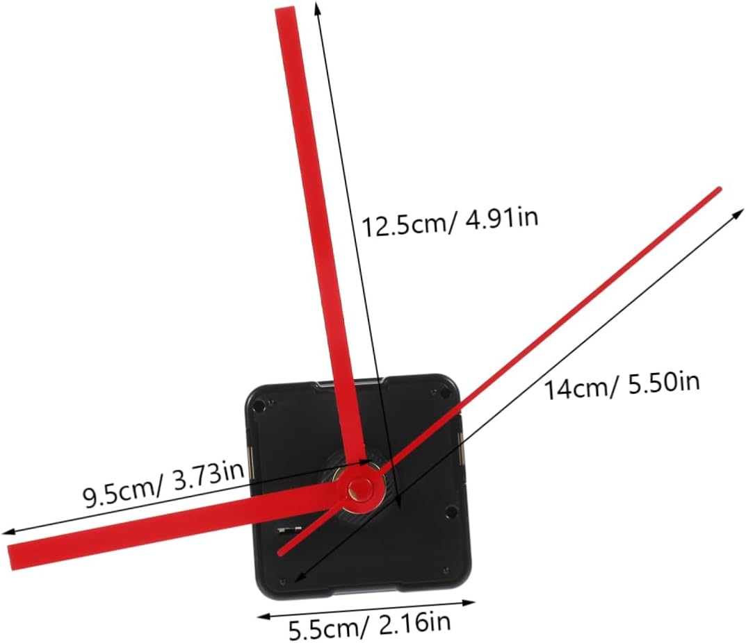 Plastic Clock Hands Kit Precision Style Daily Use