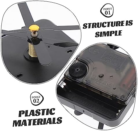 Clock Repair Kit Plastic DIY Wall Clock Parts