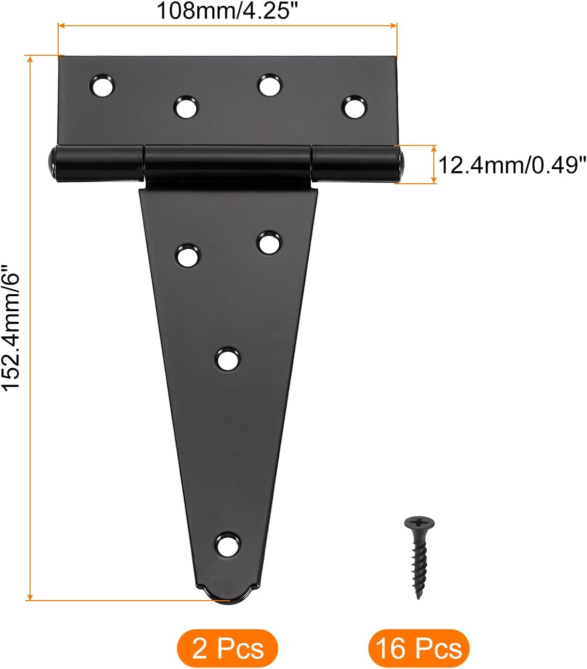 T-Strap Door Hinges