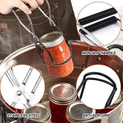 Canning Kit Starter Set Black Premium Stainless Steel