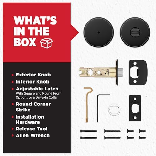 Premium Privacy Door Knob with Microban