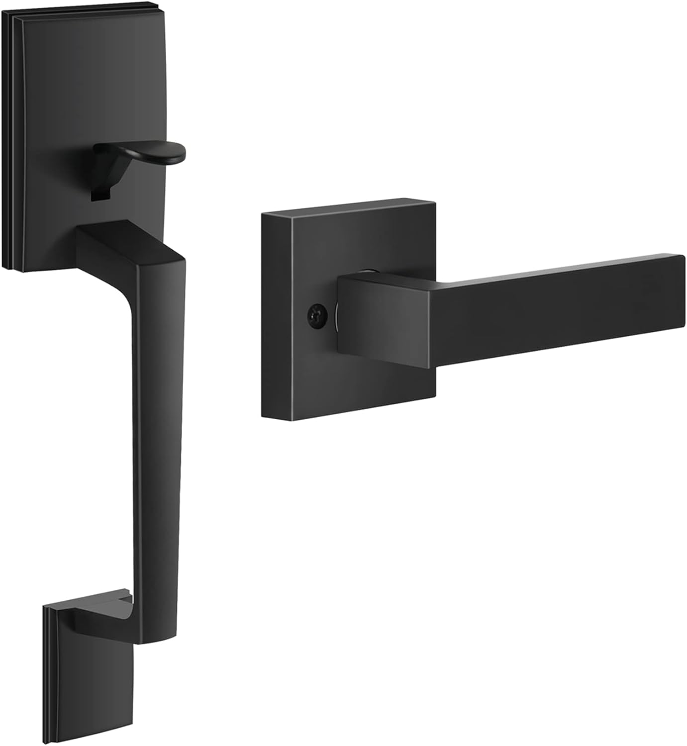Vo XMude Front Door Handle Set for Exterior Doors
