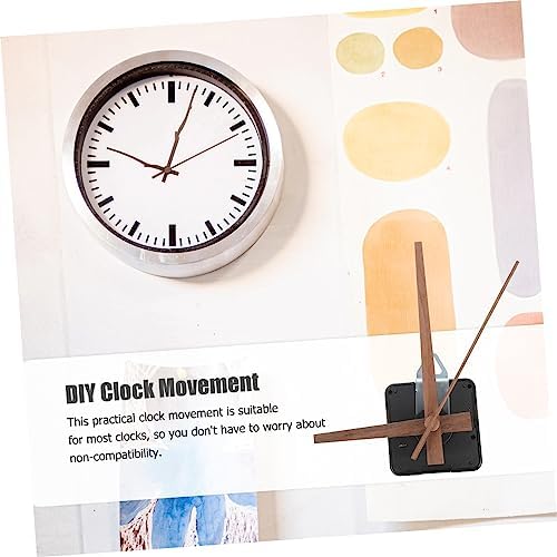 Replacement Clock Hands Kit - Walnut Wood Set for Wall Clock Movements