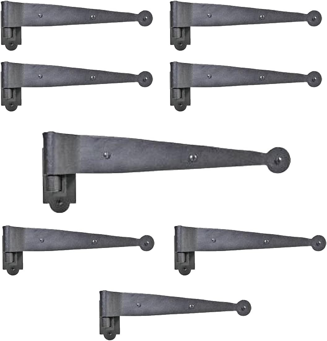 Black Offset Strap Hinges for Shutter 11