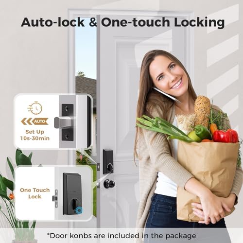 Advanced Smart Door Lock with Fingerprint Password