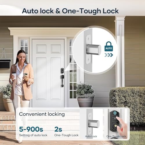 Secure Front Door Lock with Keyless Entry