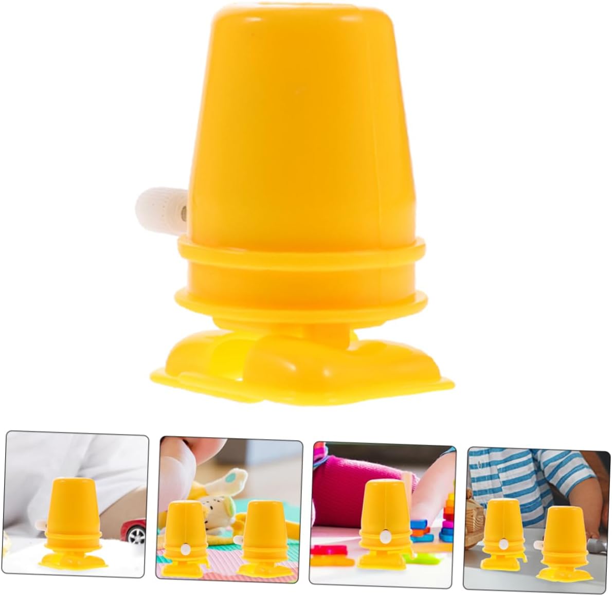 Hohopeti Wind-Up Toy MovementEight-Piece Plastic Clock Accessories for Kids