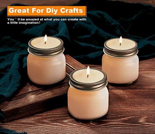 Indispensable Mason Jars - Small 8oz Canning Jars wSilver Lids