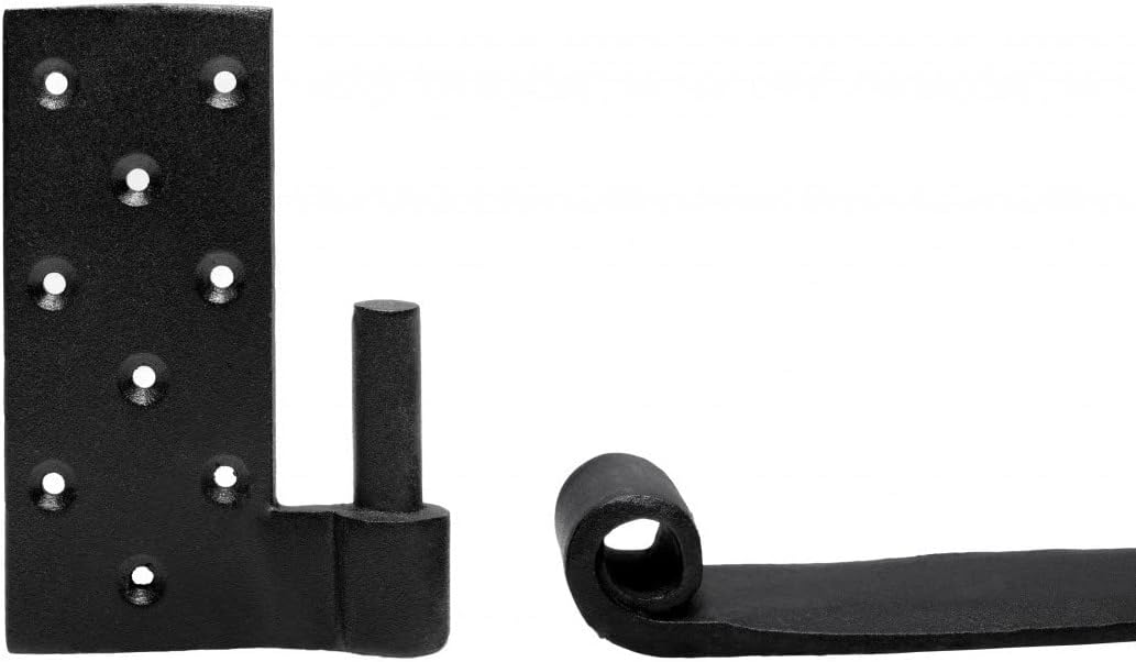 Sturdy Black Pintle Hinges for Colonial Homes
