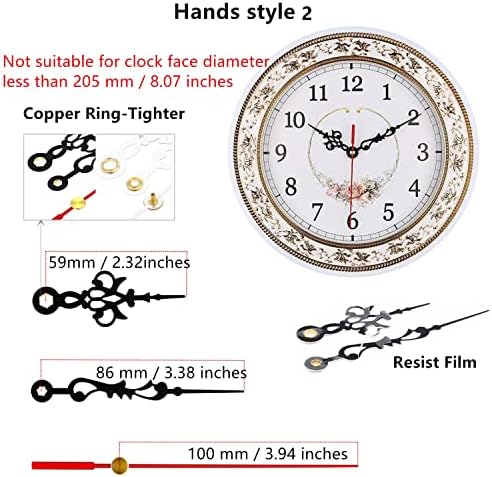 Original Youngtown 12888 Pendulum Clock Movement with 3 Sets of Hands