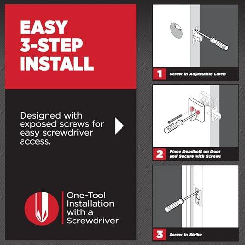 Kwikset Downtown Deadbolt Lock Satin Nickel Exterior Entry Door