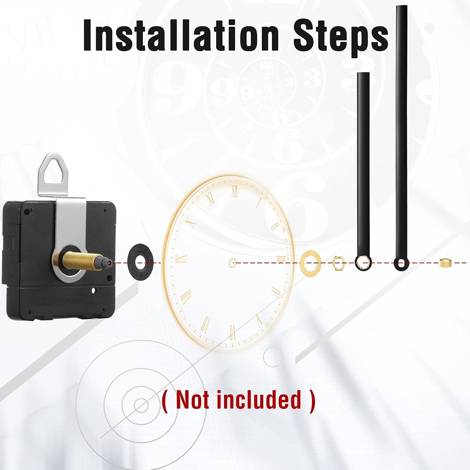 Clock Repair Kit for DIY Enthusiasts