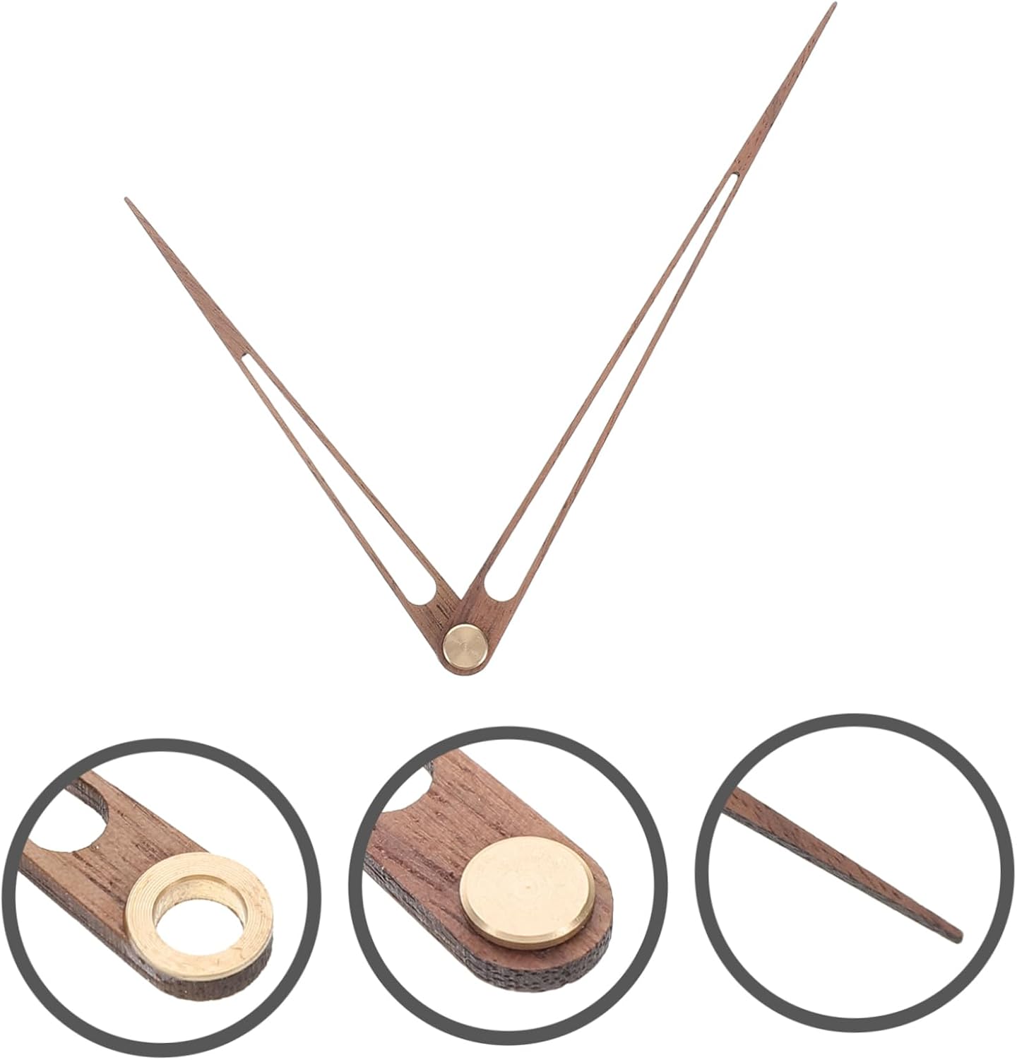 5-Set Wooden Clock Hands Kit