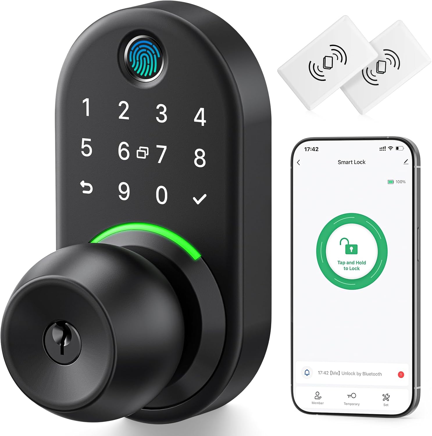 Secure Smart Door Lock with Keypad Keyless Entry for Your Home