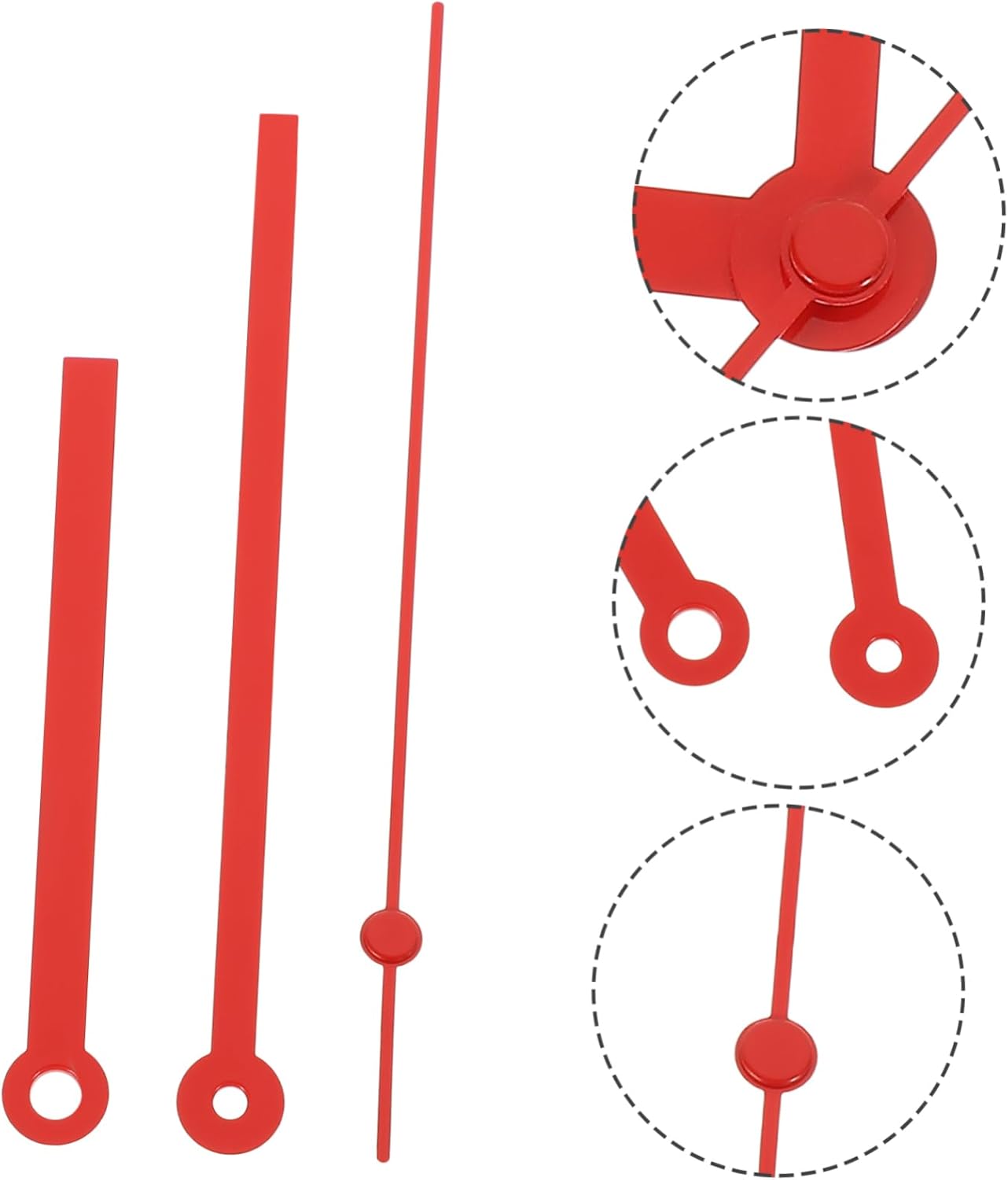 10 Replacement Clock Hands Set for Aluminum Mechanisms