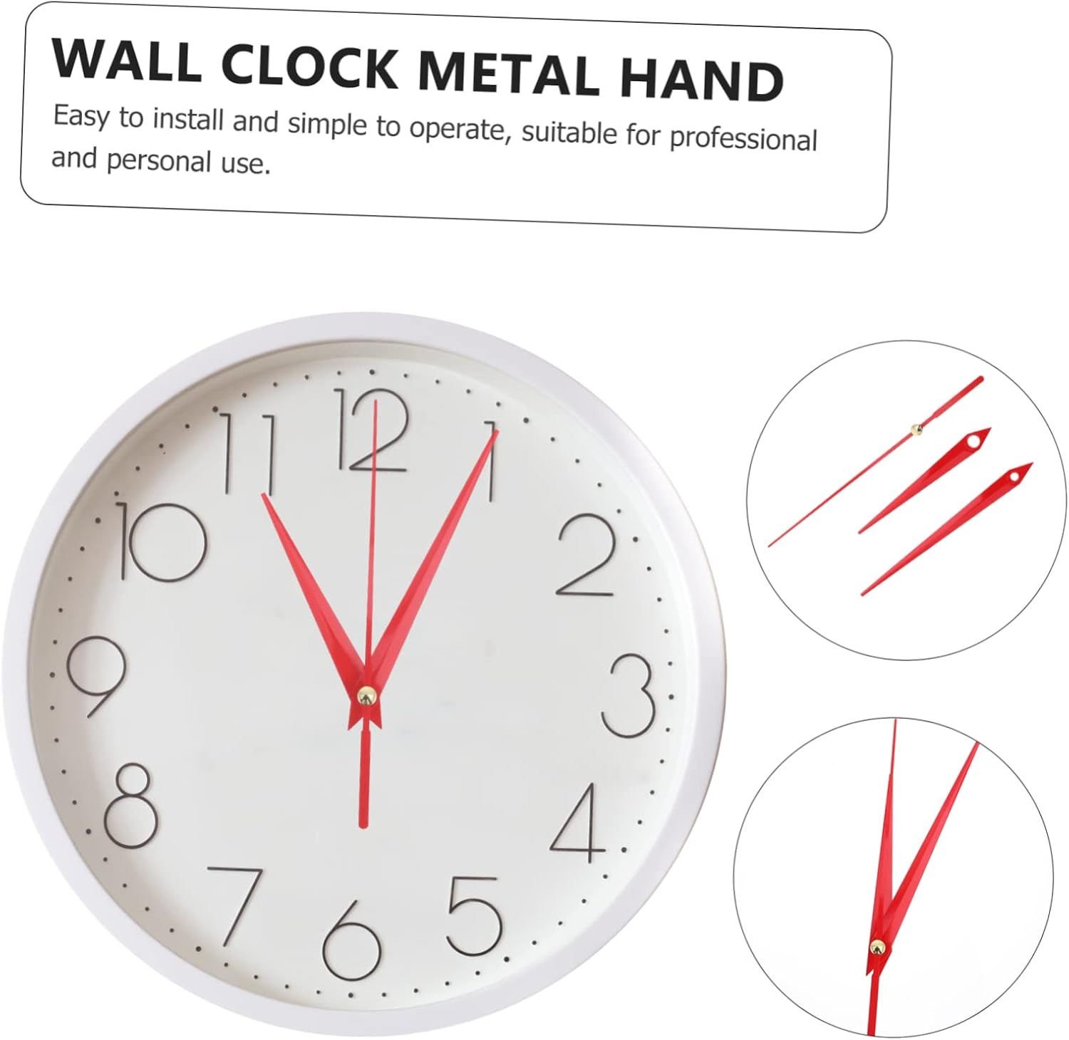Personalize Your Clock with Aluminum Mute Clock Hands