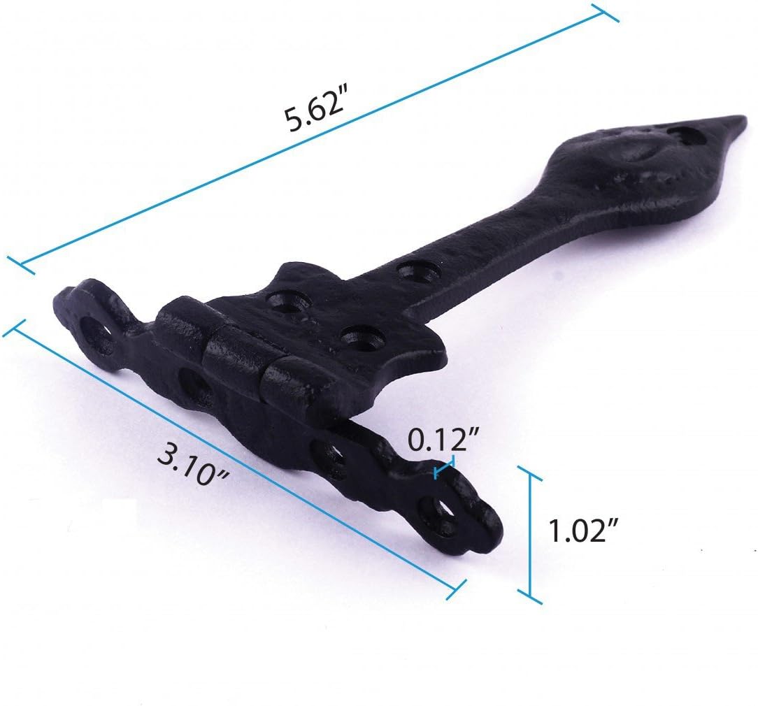 Welcome to Home Smooth Operation 6-Inch Painted Wrought Iron Door Hinges