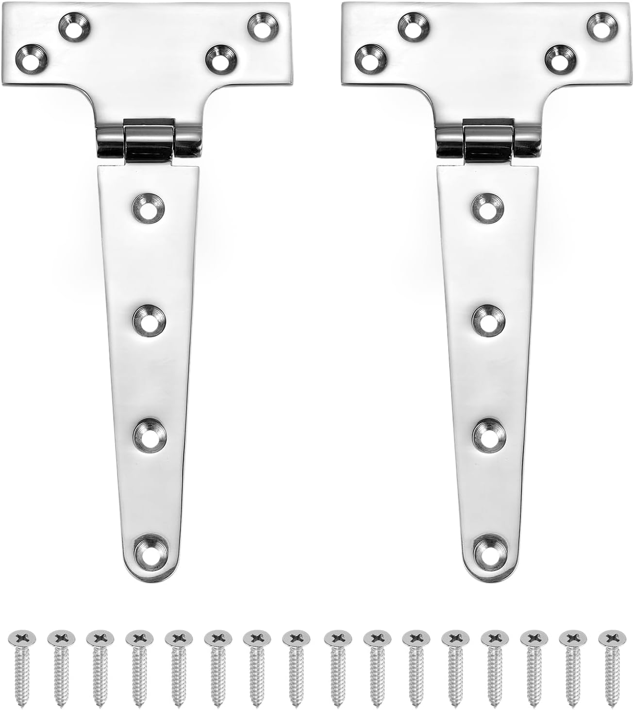 UXCell 2-Piece T-Strap Door Hinges
