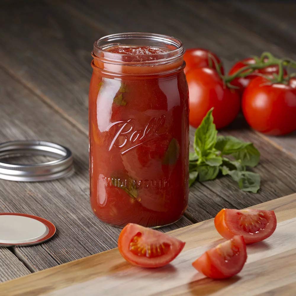 Ball Wide Mouth Quart Mason Jars 32-Ounces 2 Jars
