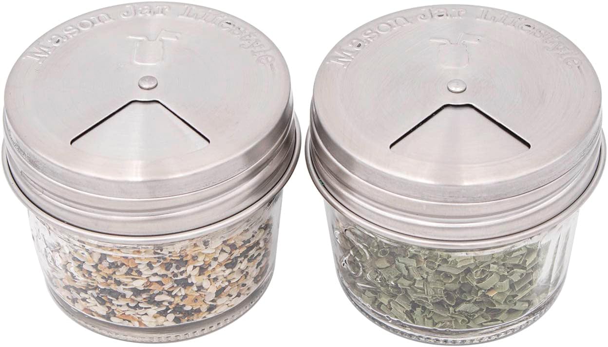 Adjustable 4-Pack Mason Jar lids