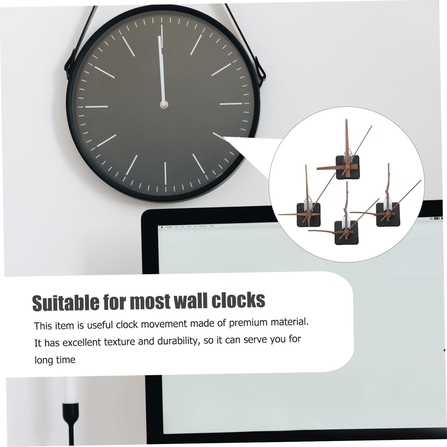 Jojofuny Replacement Clock Hands Kit 4 Sets