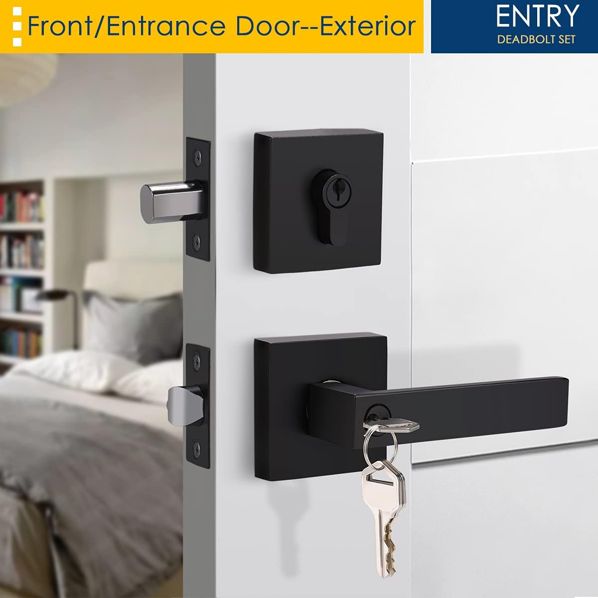 Secure Front Door Bedroom Lock Set