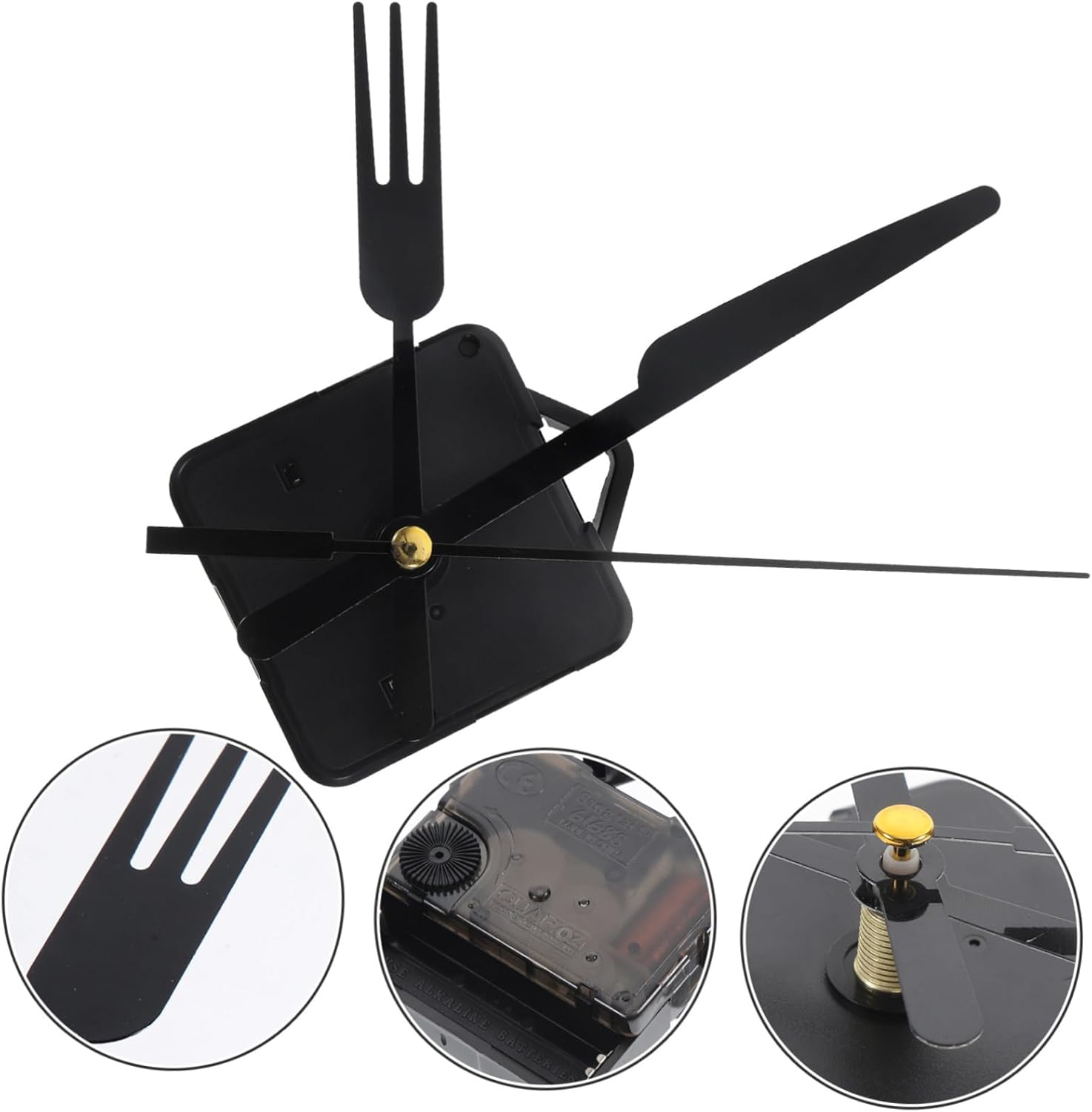 ANDRESLAD DIY Clock Mechanism Kit - Quiet Sure-Handling quartz Watch Parts